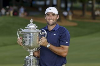 Scottie Scheffler a remporté dimanche son 3e Majeur KEYSTONE/EPA/ERIK S. LESSER